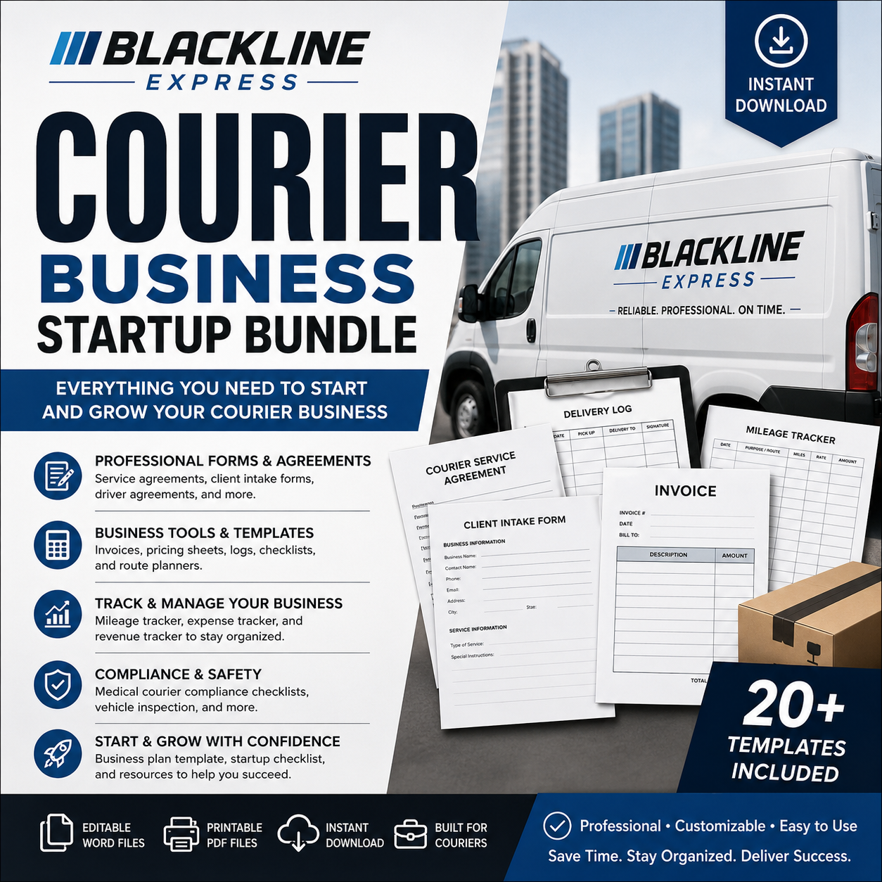 BlackLine Express Courier Business Startup Bundle